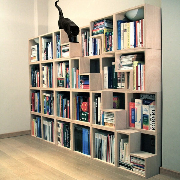 Friendly Bookshelves For Cats